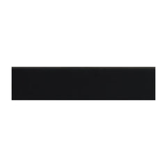 Emser Times Square 3" x 12" Square Bullnose Matte  Black 