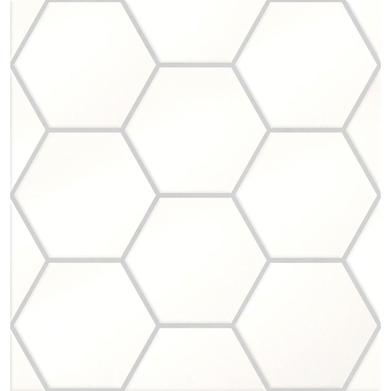 Emser Times Square 4" x 4" Square Mosaic 10" x 13" Polished White 